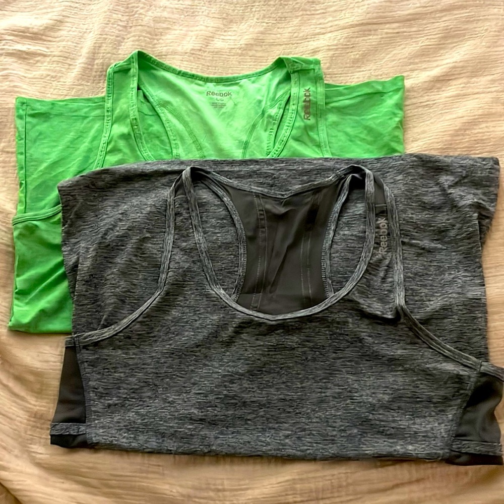 Lot of 2 Reebok Athletic Tank Tops